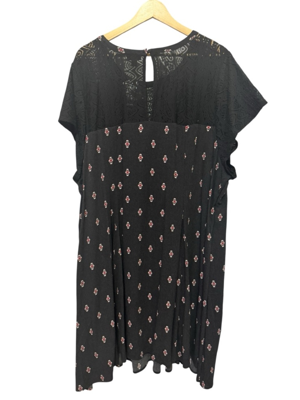 Torrid Black Gauze Mini Dress - Picture 3 of 9